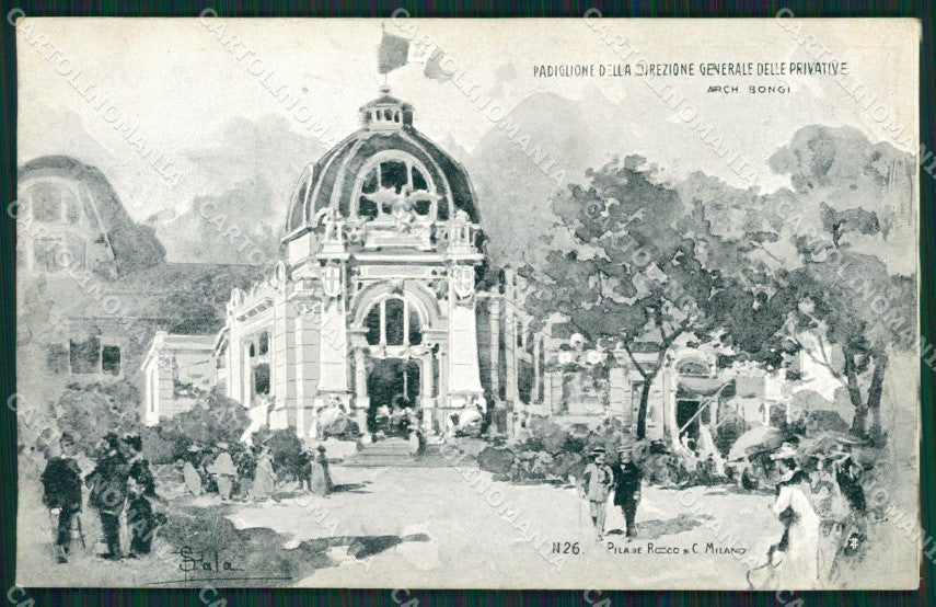 Milano Città Eposizione 1906 cartolina XB0995 – fronte