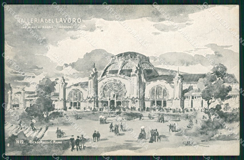 Milano Città Esposizionne 1906 cartolina XB1001 – fronte
