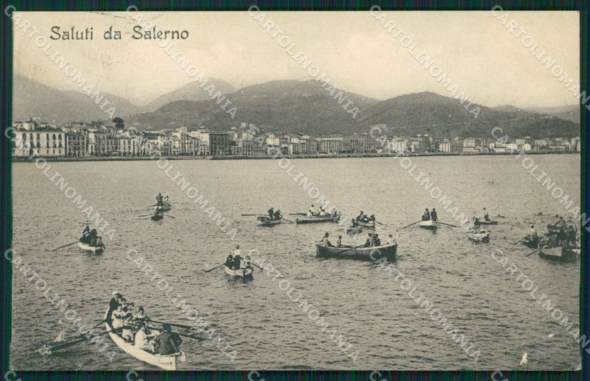 Salerno Città Barche cartolina XB1016 – fronte