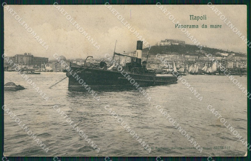 Napoli Città Barca cartolina XB1041 – fronte
