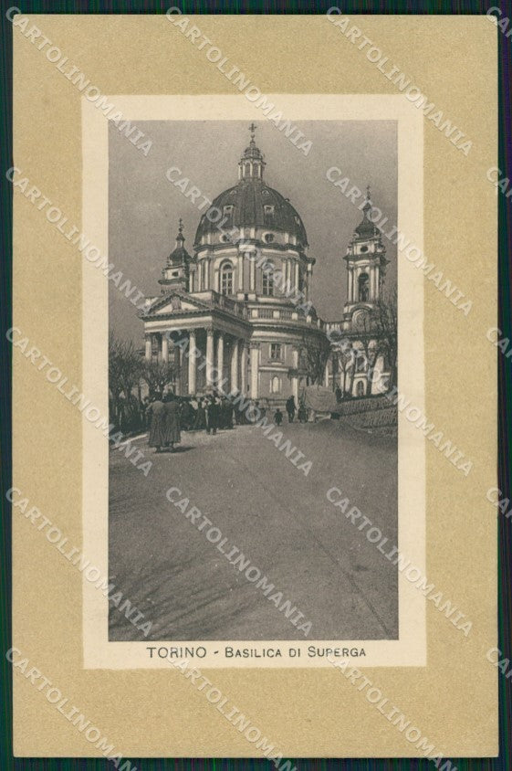 Torino Superga Basilica di cartolina XB1047 – fronte