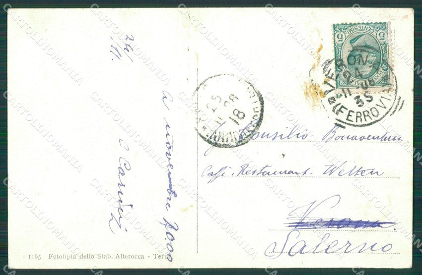 Verona Città ABRASA cartolina XB1054 – retro