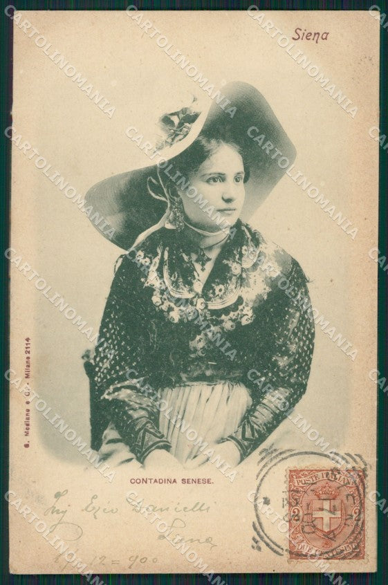 Siena Costumi cartolina XB1056 – fronte