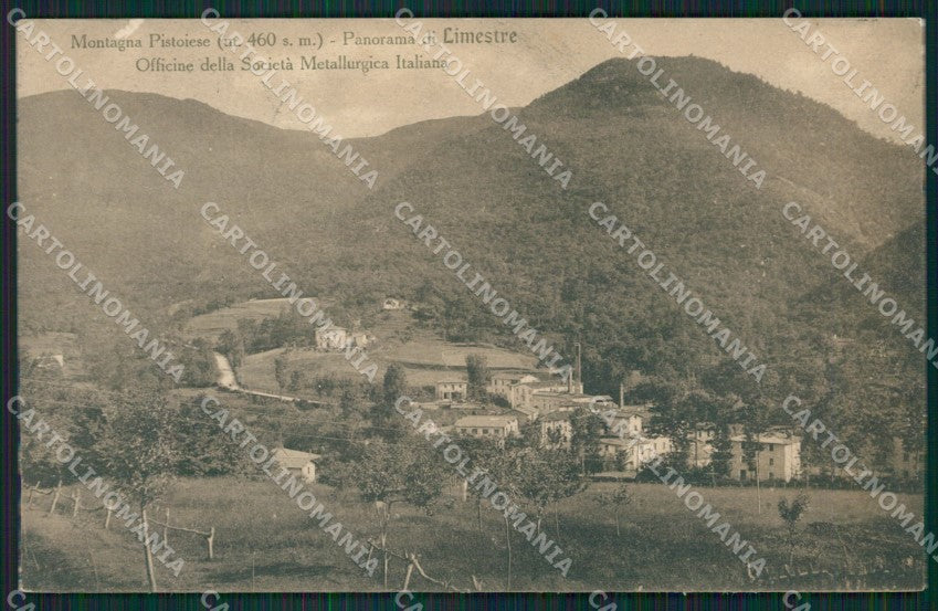 Pistoia San Marcello Pistoiese Limestre Smi ABRASA cartolina XB1072 – fronte