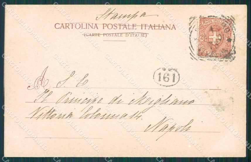 Palermo Città Porta Felice cartolina XB1076 – retro