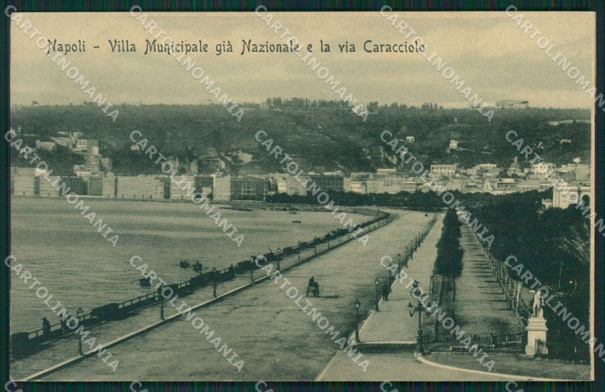 Napoli Città Villa Municipale cartolina XB1080 – fronte