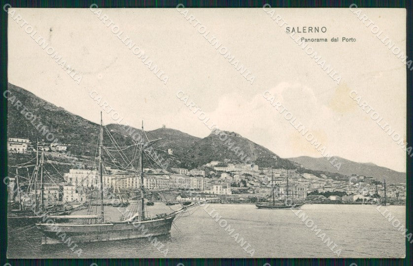 Salerno Città Barche cartolina XB1084 – fronte