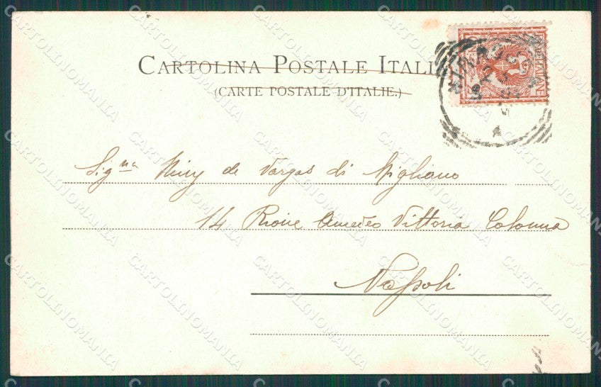 Siracusa Città Barche MACCHIA cartolina XB1094 – retro