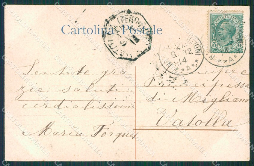 Napoli Città cartolina XB1095 – retro