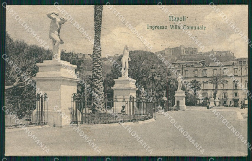 Napoli Città Villa Comunale cartolina XB1099 – fronte