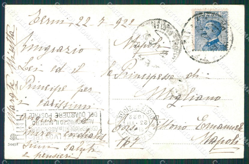 Terni Città Acciaierie cartolina XB1112 – retro