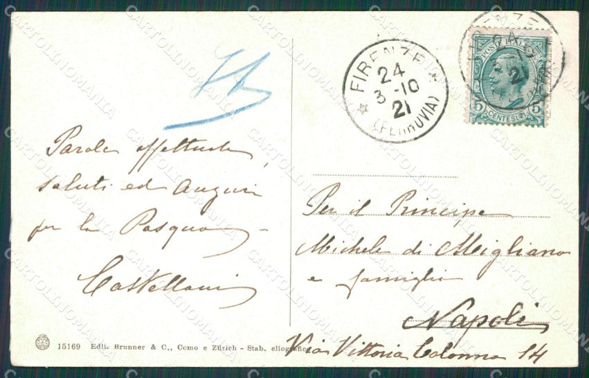 Firenze Settignano PIEGA cartolina XB1116 – retro