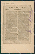Bologna Giornale Bologna cartolina XB1128 – fronte