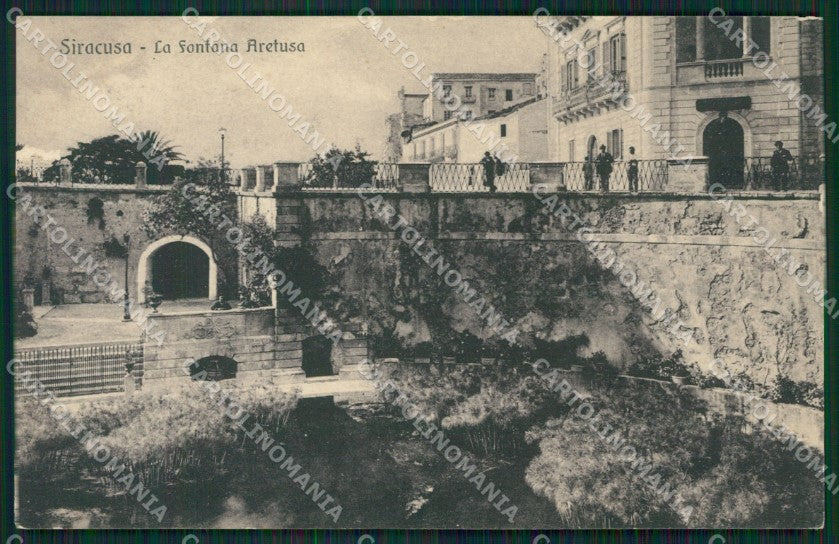Siracusa Città Fontana Aretusa cartolina XB1131 – fronte