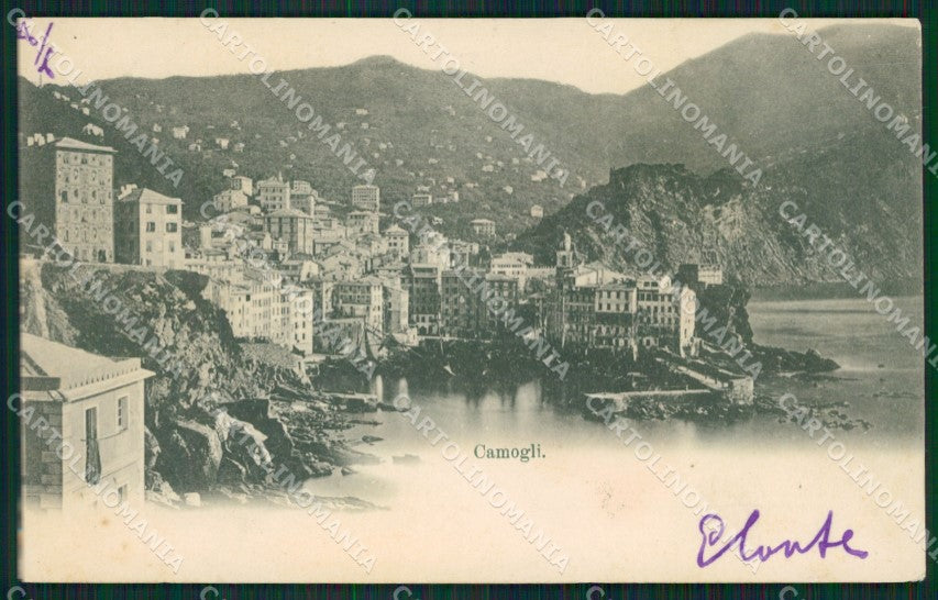 Genova Camogli cartolina XB1139 – fronte