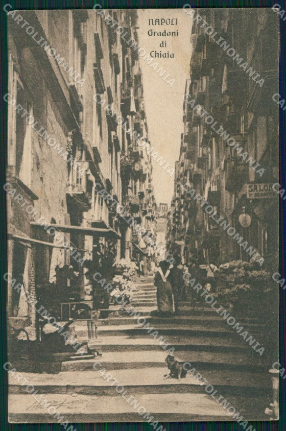 Napoli Città Gradoni di Chiaia cartolina XB1144 – fronte