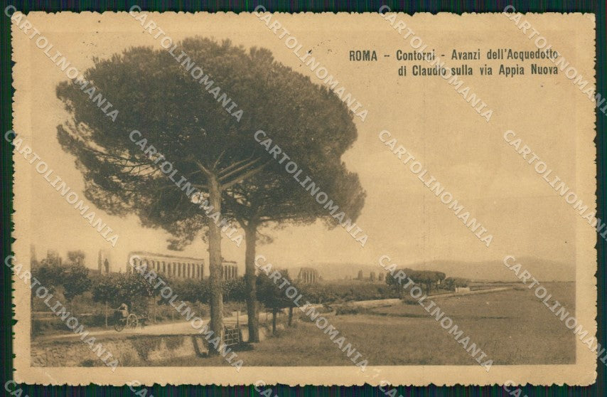 Roma Appia Nuova PIEGA cartolina XB1145 – fronte