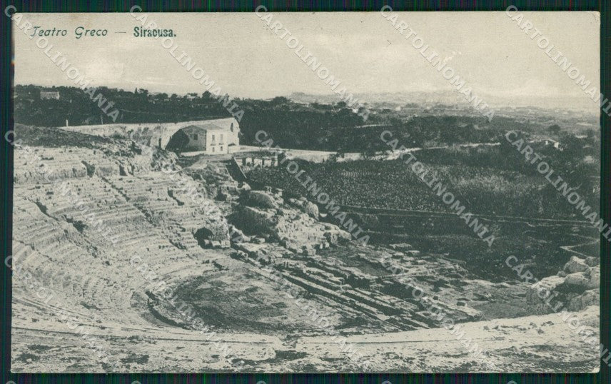 Siracusa Città Teatro Greco cartolina XB1150 – fronte