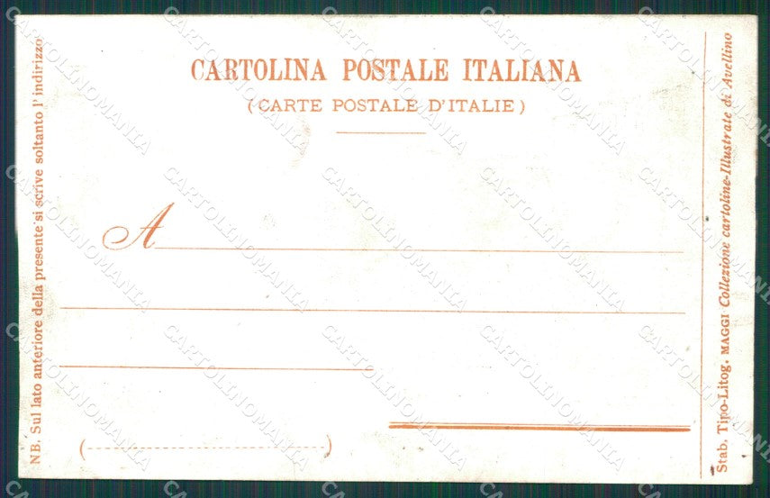 Avellino Città cartolina XB1168 – retro