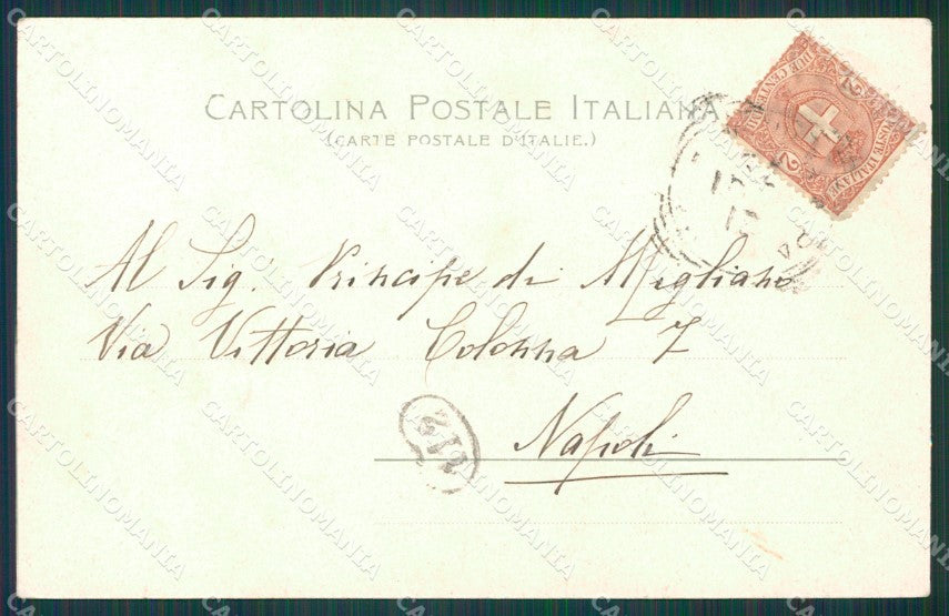 Palermo Città Carrozza cartolina XB1169 – retro