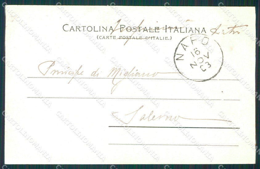 Agrigento Naro Sant'Agostino cartolina XB1171 – retro