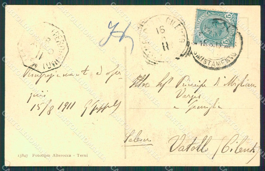 Napoli Agnano Terme di cartolina XB1175 – retro