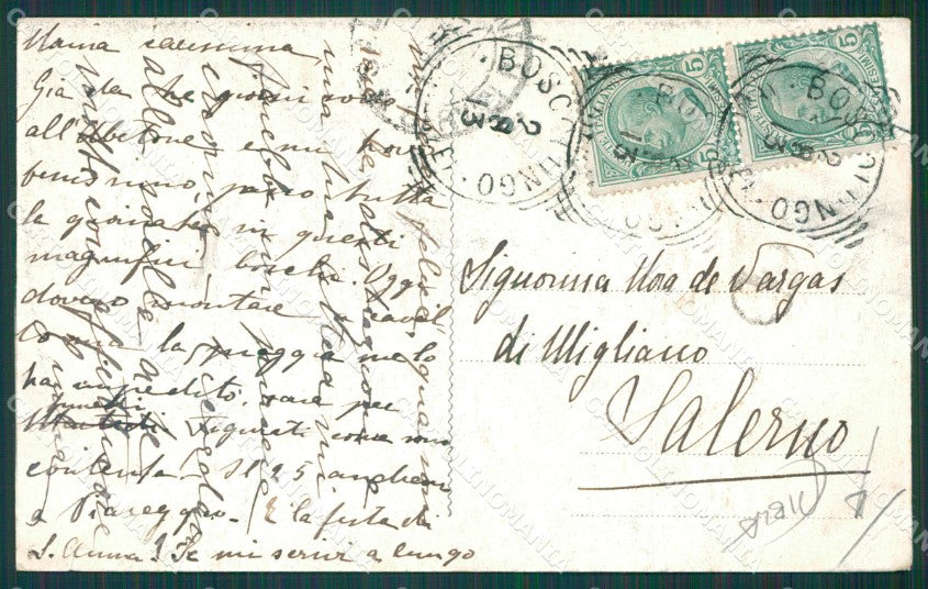 Pistoia Abetone Libro Aperto PIEGA cartolina XB1180 – retro