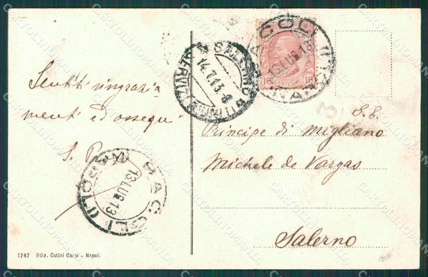 Caserta Baia cartolina XB1184 – retro