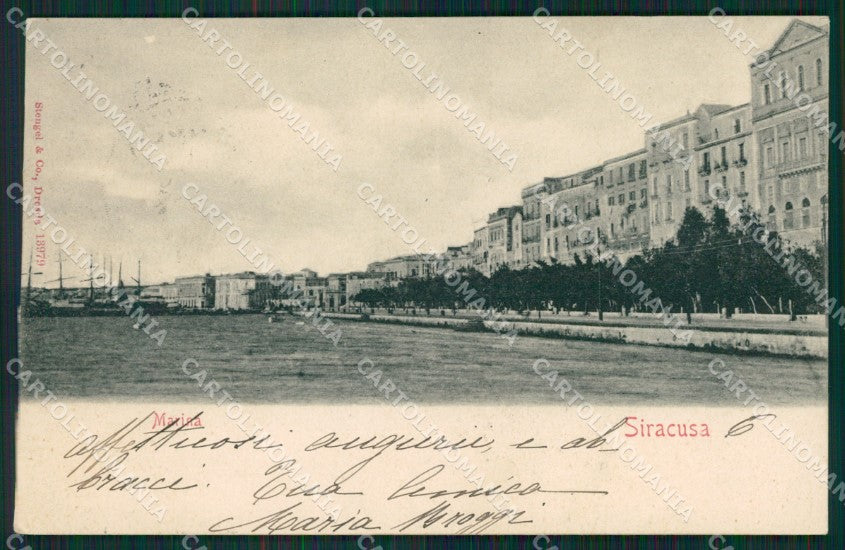 Siracusa Città cartolina XB1205 – fronte