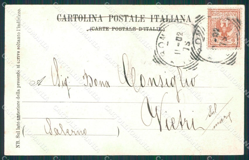 Roma Città Bagno Palatino cartolina XB1212 – retro