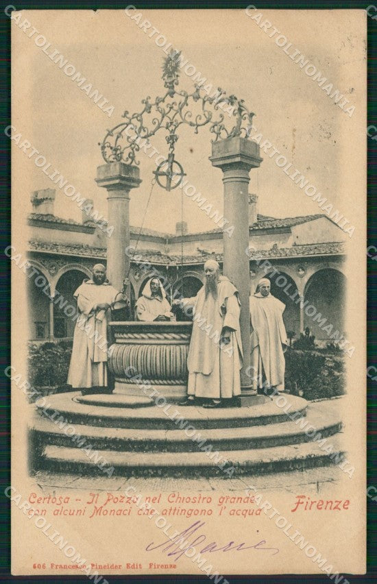 Firenze Certosa di Monaci cartolina XB1214 – fronte