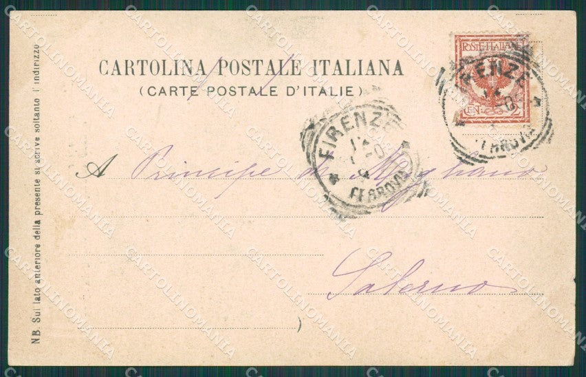 Firenze Certosa di Monaci cartolina XB1214 – retro