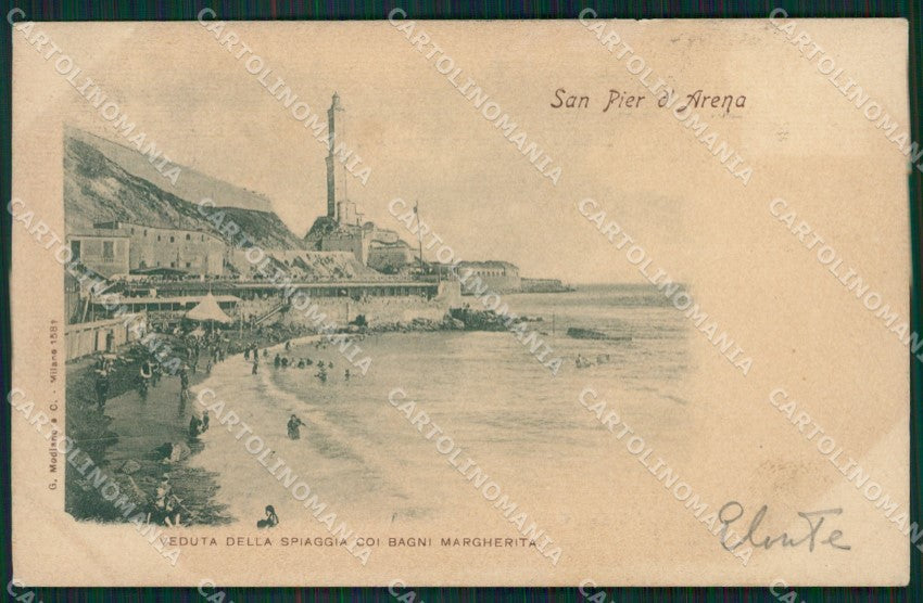 Genova Sanpierdarena cartolina XB1226 – fronte
