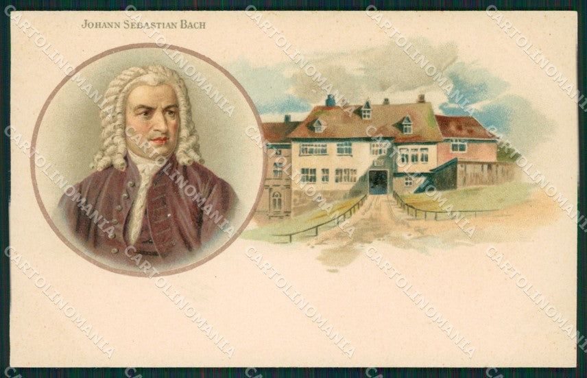 Germania Eisenach Johann Sebastian Bach Musica Compositore cartolina XB1258 – fronte