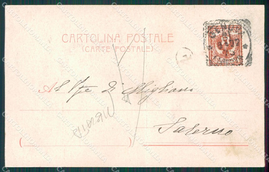 Alessandria Città Stazione PIEGATA cartolina XB1268 – retro