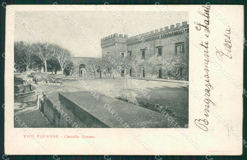 Napoli Vico Equense Castello Giusso cartolina XB1281 – fronte