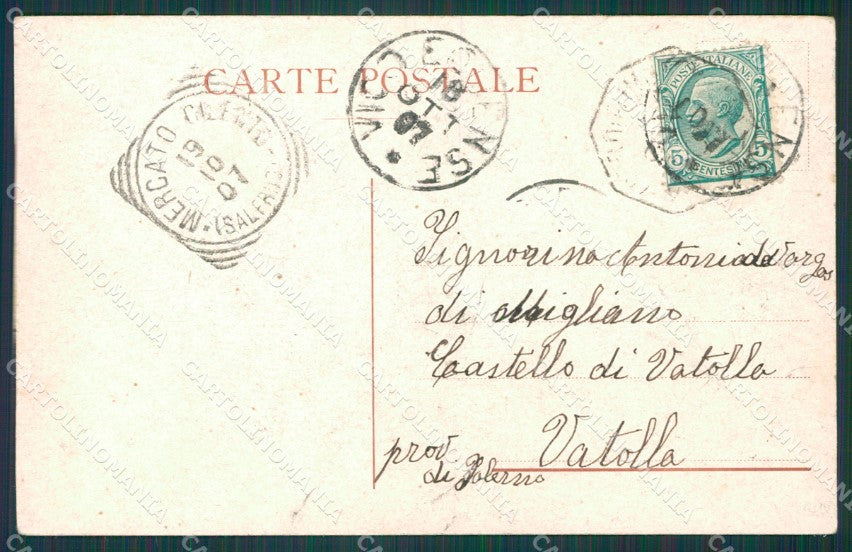 Napoli Vico Equense Castello Giusso cartolina XB1281 – retro