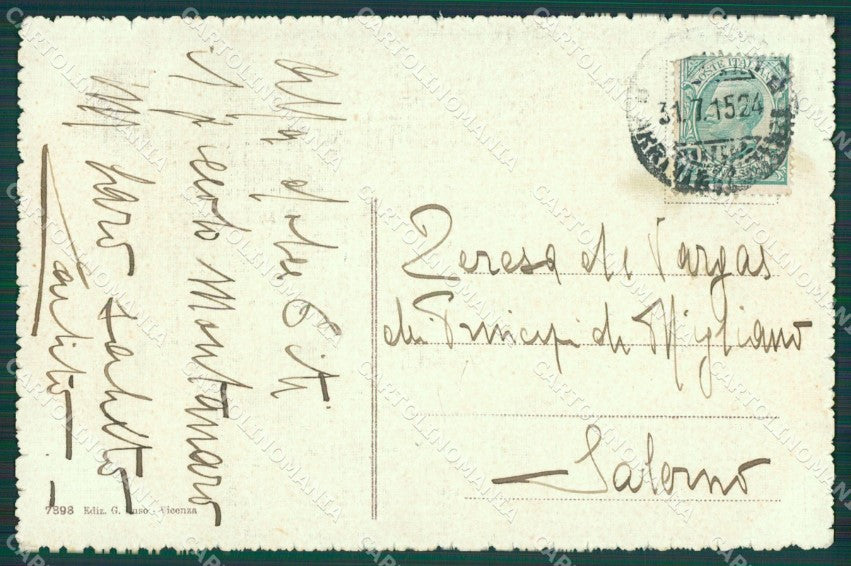 Vicenza Città cartolina XB1283 – retro