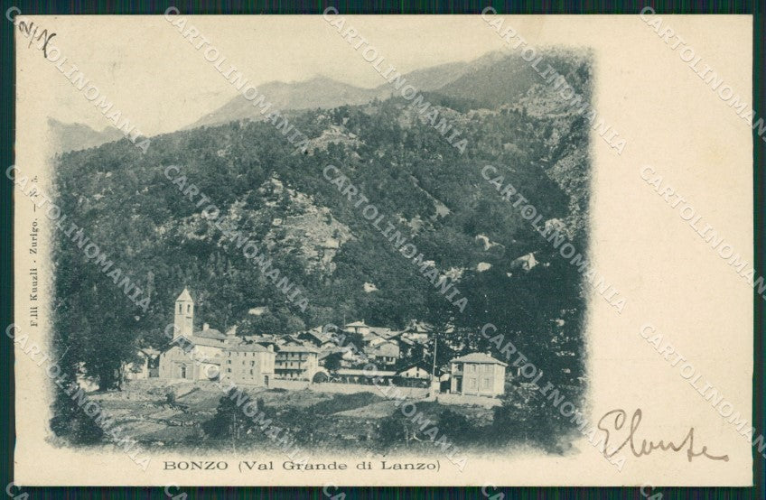 Torino Groscavallo Bonzo cartolina XB1321 – fronte