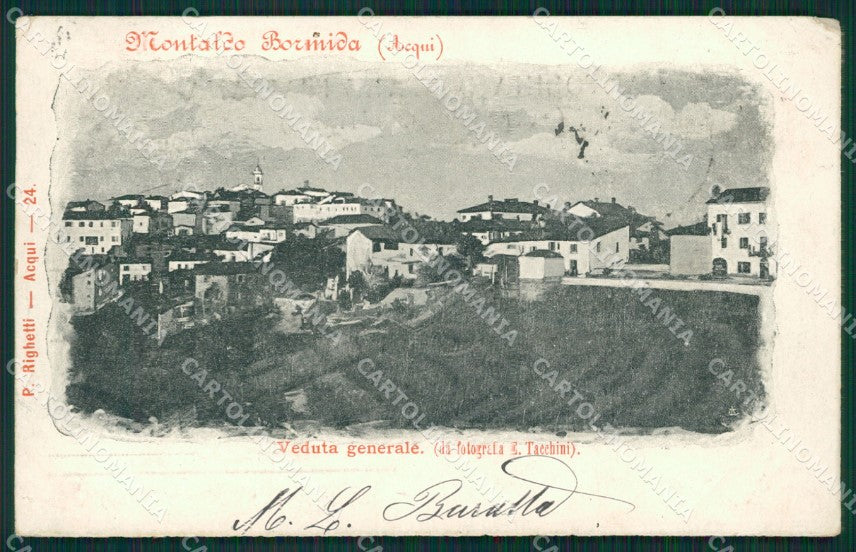 Alessandria Montaldo Bormida cartolina XB1346 – fronte