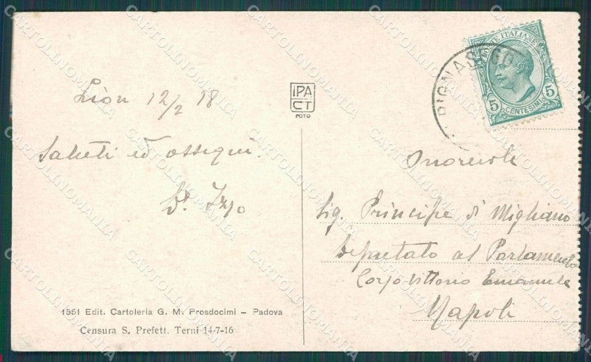 Padova Città cartolina XB1371 – retro