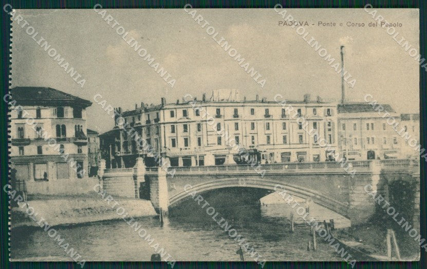 Padova Città Tram cartolina XB1372 – fronte