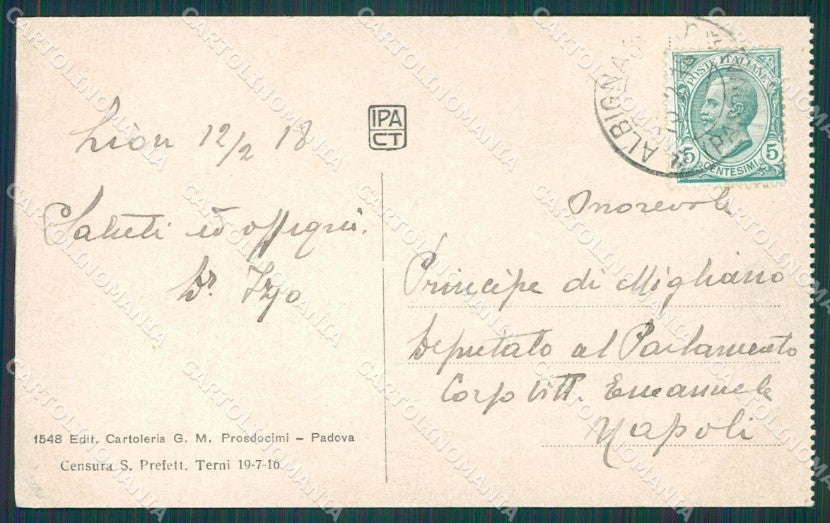 Padova Città Tram cartolina XB1372 – retro