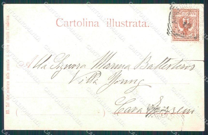 Firenze Reggello Vallombrosa Istituto Forestale cartolina XB1390 – retro