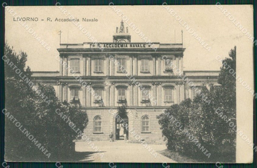 Livorno Città Accodemia Navale cartolina XB1392 – fronte