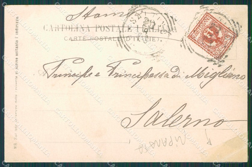 Firenze Reggello Vallombrosa Forestale RIPARATA cartolina XB1425 – retro