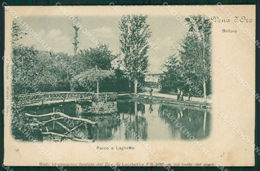 Belluno Vena d'Oro cartolina XB1461 – fronte