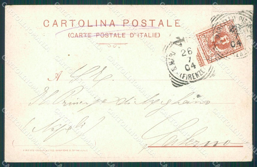 Pistoia San Marcello Pistoiese PIEGHINA cartolina XB1489 – retro
