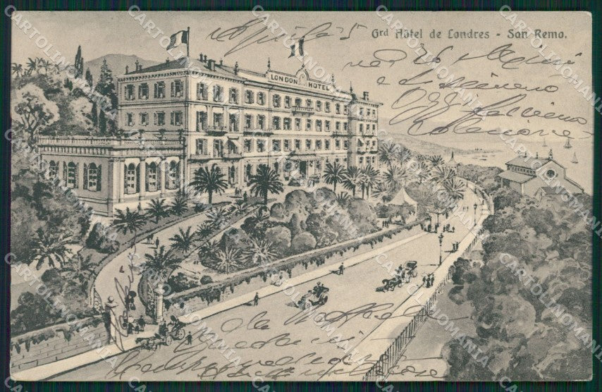 Imperia Sanremo cartolina XB1495 – fronte