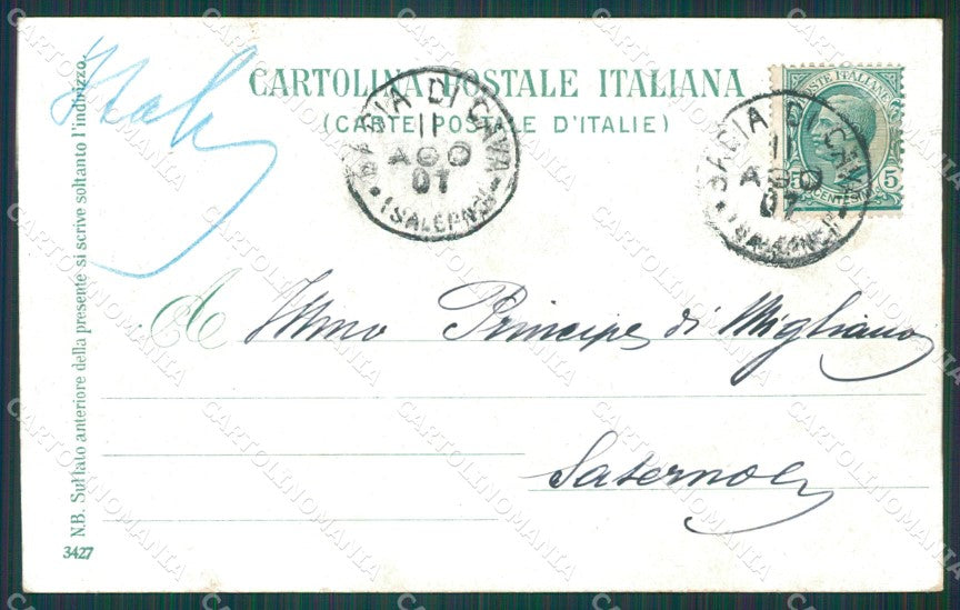 Salerno Cava de Tirreni cartolina XB1522 – retro